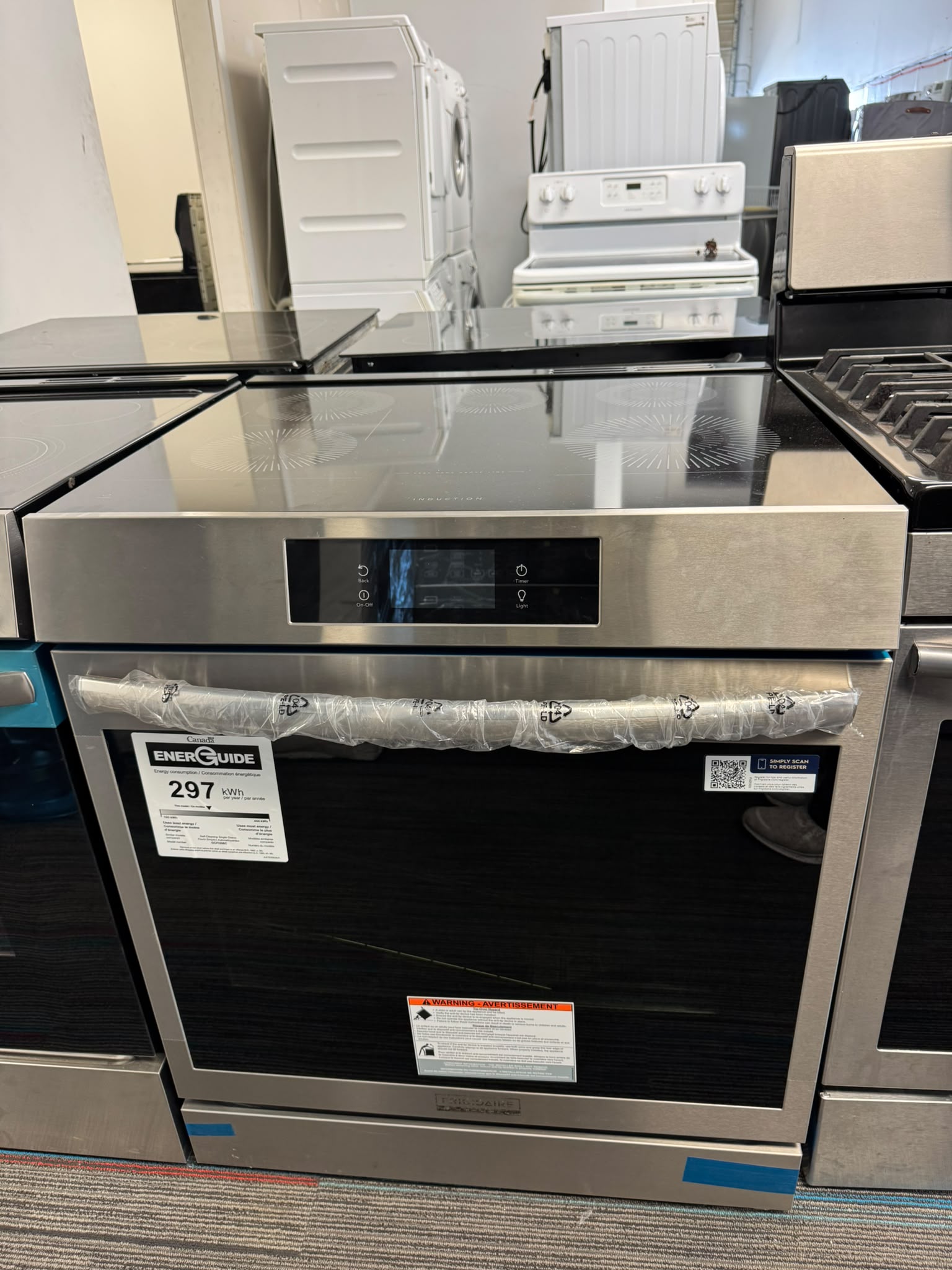 Frigidaire Gallery GCFI306CBF 30" Stainless Steel Induction Range – Open Box
